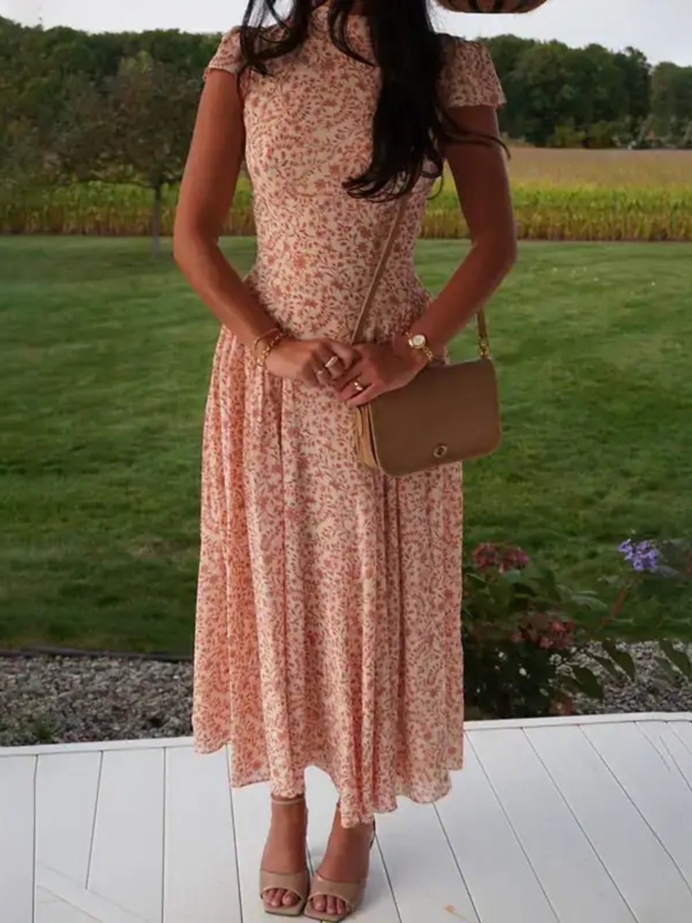 REFORMATION Maven Midi Dress in Corinne 4